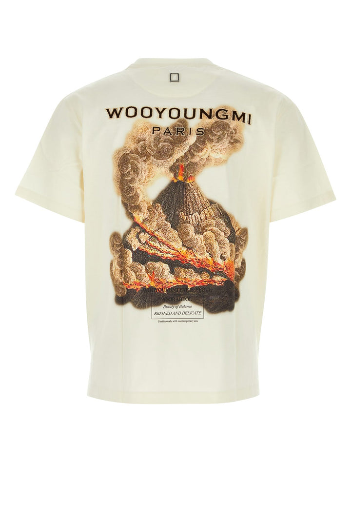Ivory cotton t-shirt