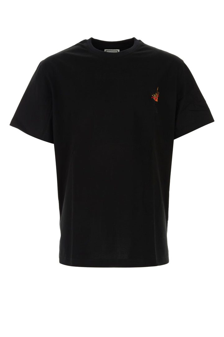 Black cotton t-shirt