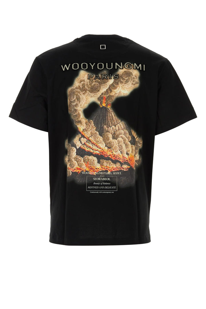Black cotton t-shirt