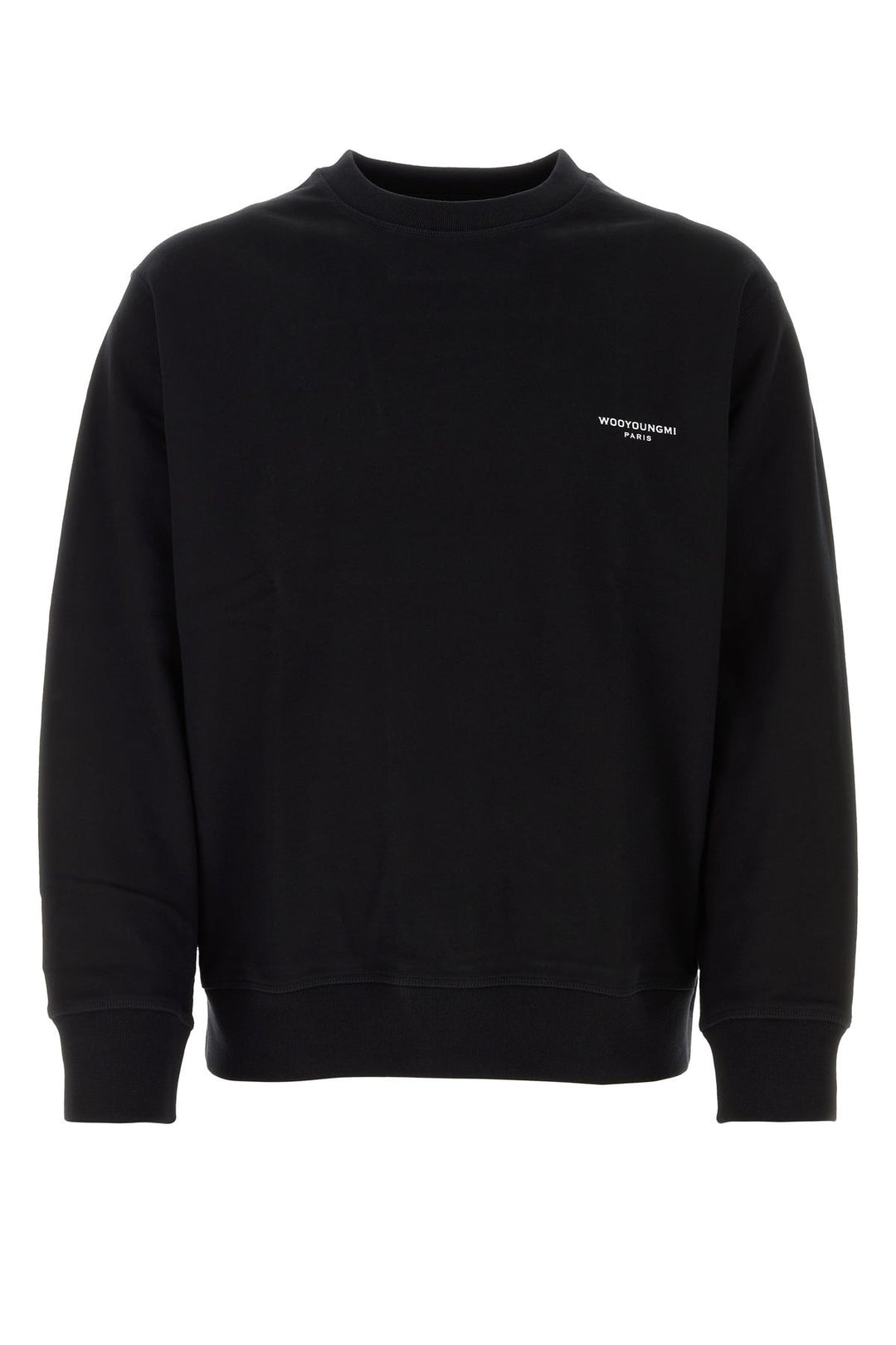 Black cotton sweatshirt