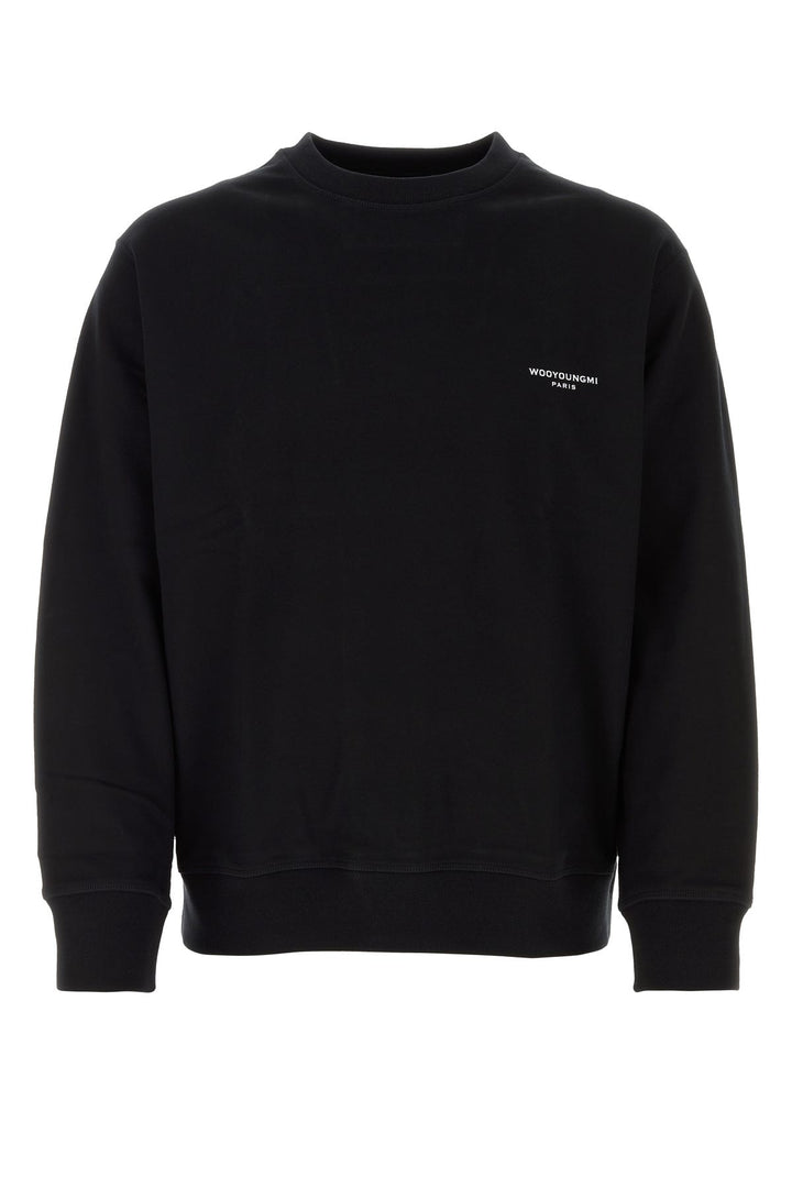 Black cotton sweatshirt