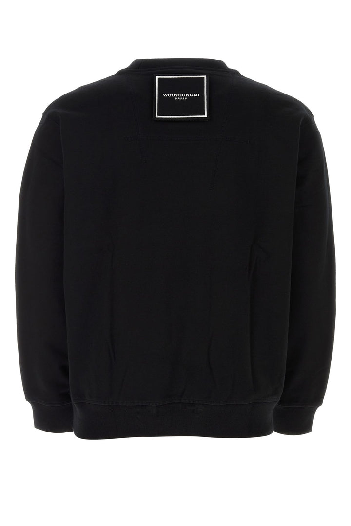 Black cotton sweatshirt