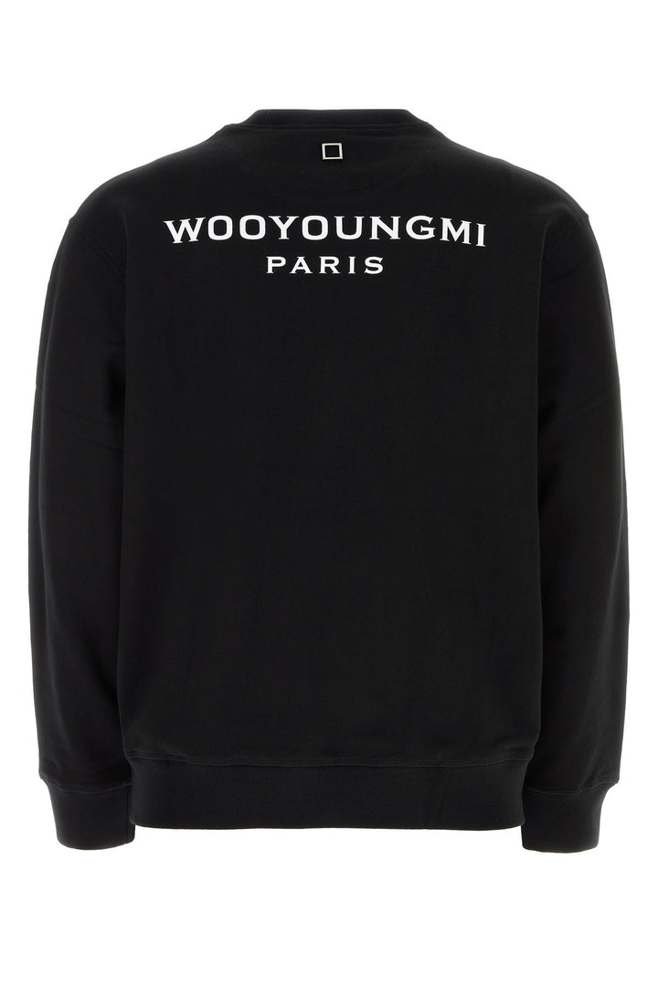 Black cotton sweatshirt