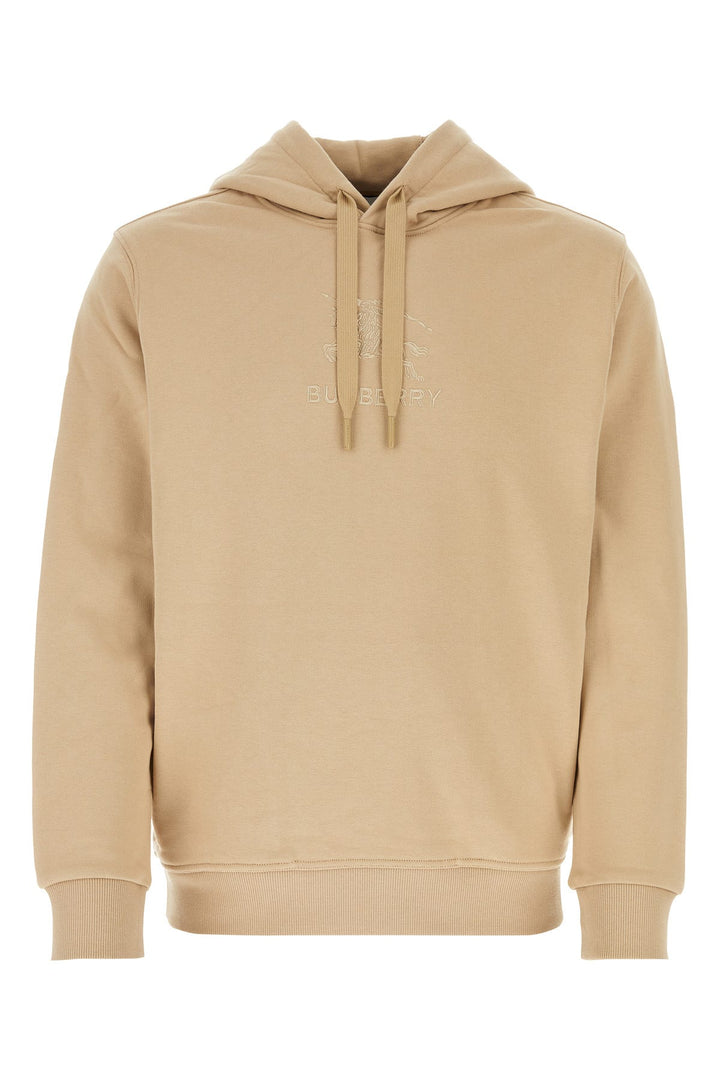 Beige cotton sweatshirt