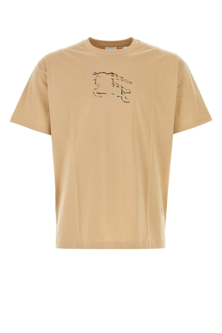 Beige cotton t-shirt