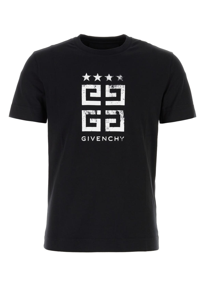 Black cotton t-shirt