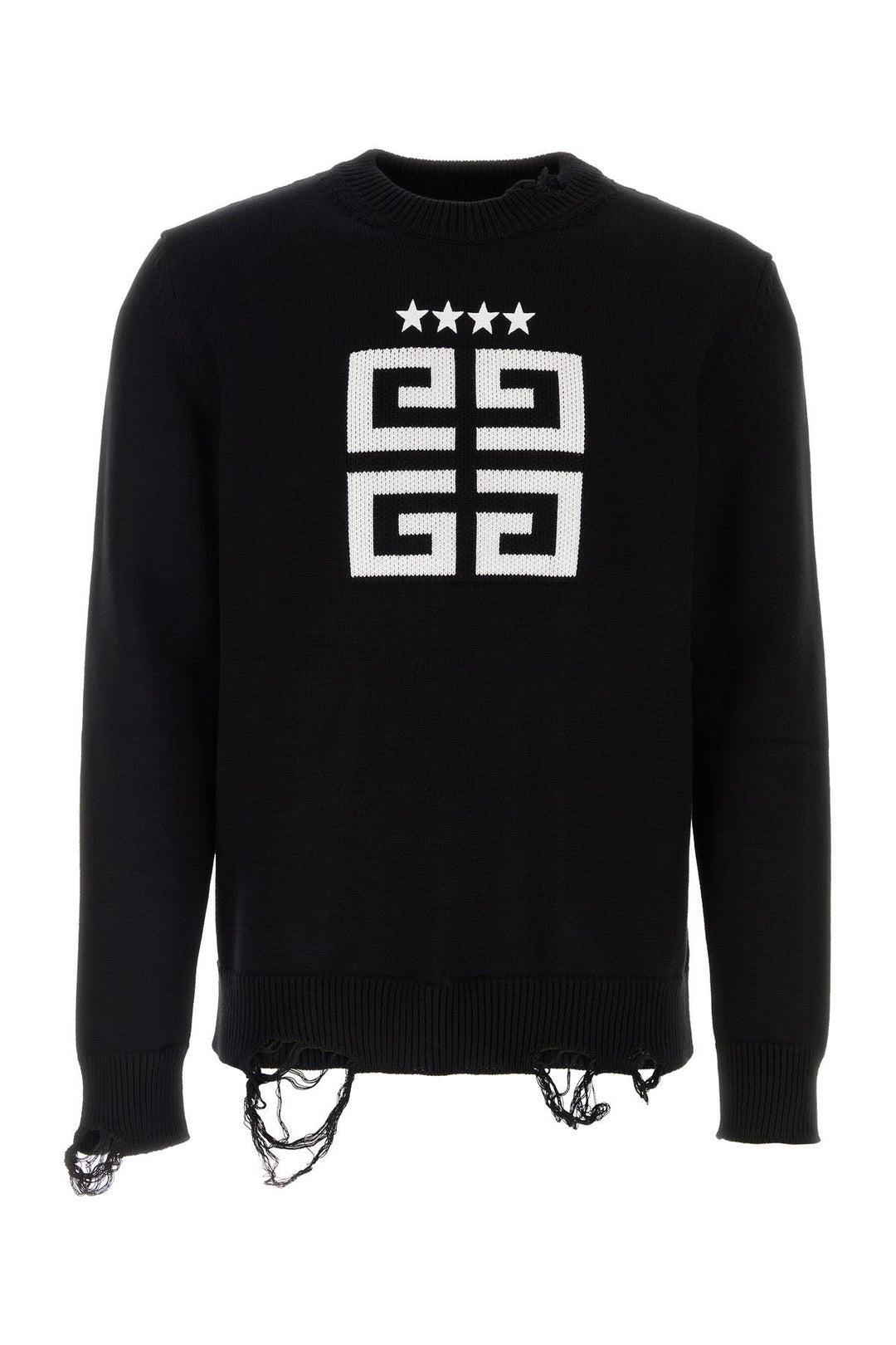 Black cotton sweater