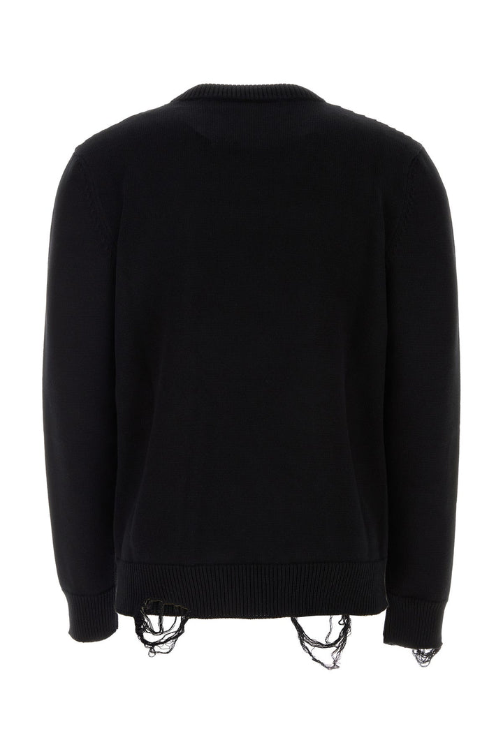 Black cotton sweater