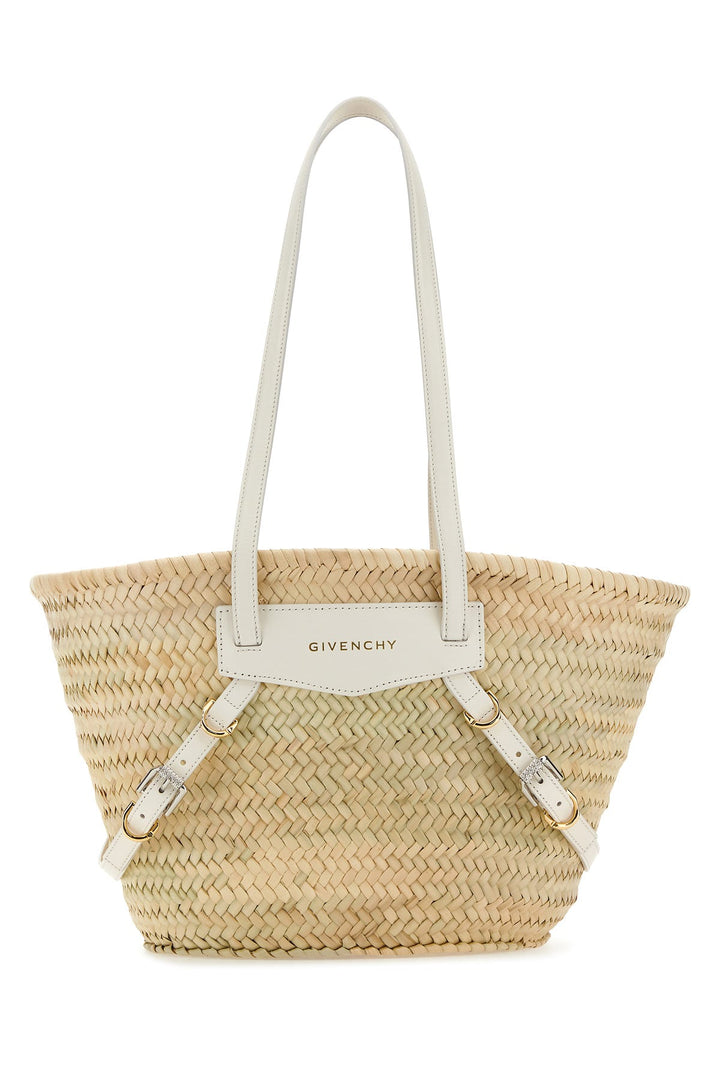 Straw small Voyou Basket shopping bag