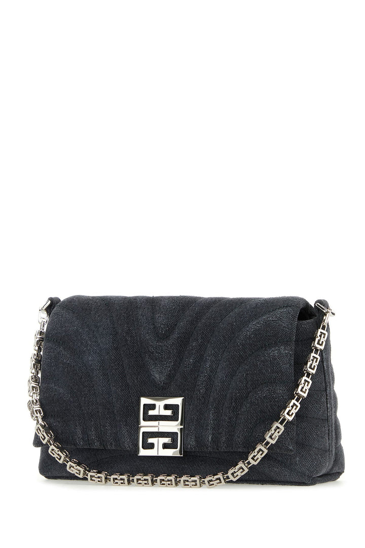 Black denim medium 4G Soft handbag