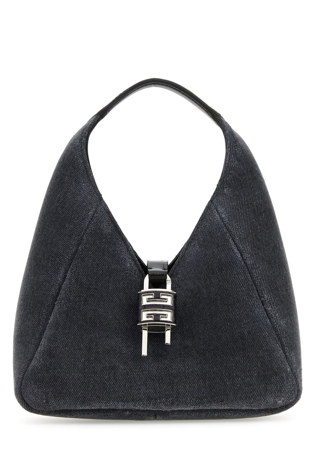 Black denim mini G-Hobo handbag