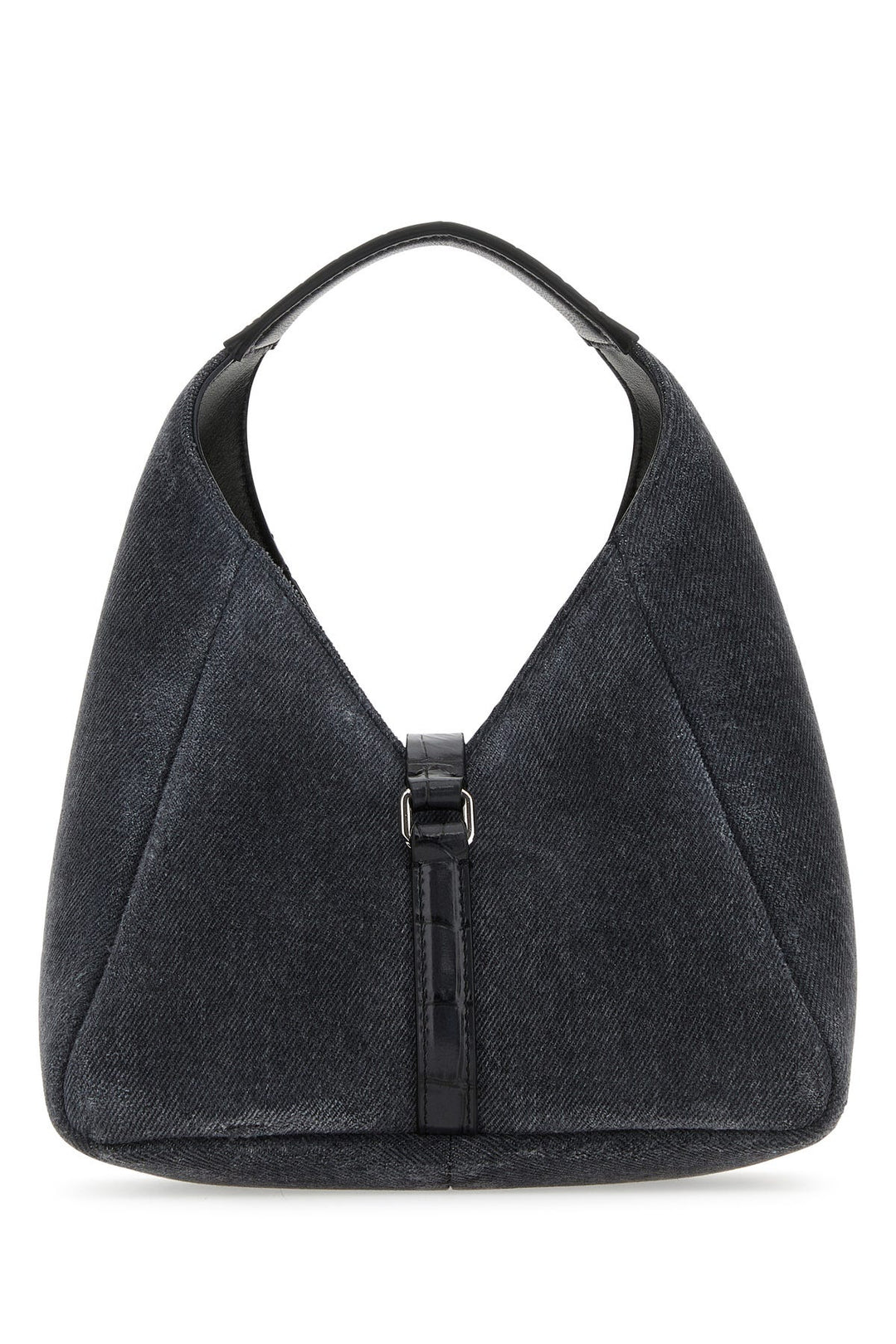 Black denim mini G-Hobo handbag