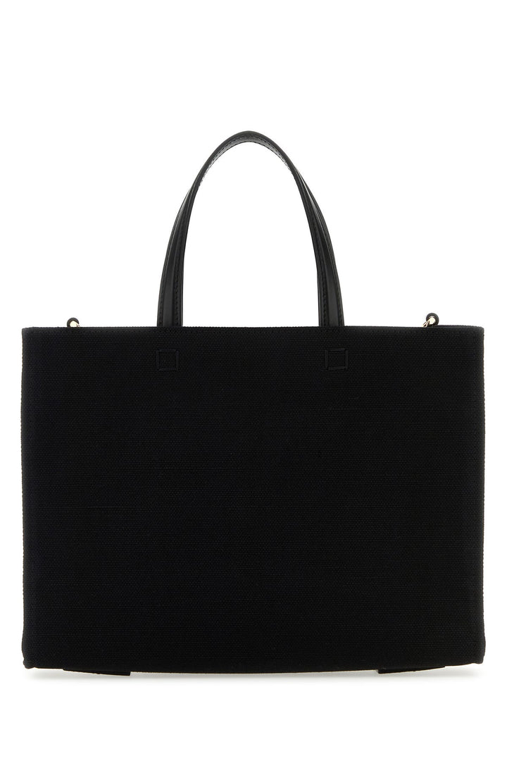 Black canvas small G-Tote handbag
