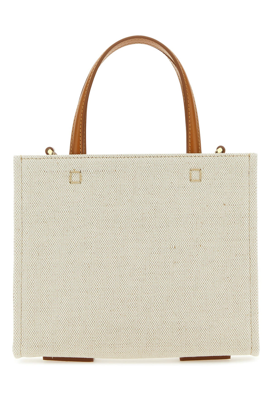 Sand canvas small G-Tote handbag