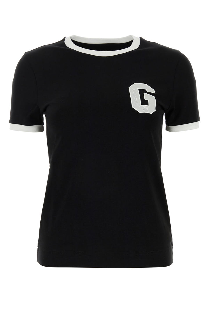 Black cotton t-shirt