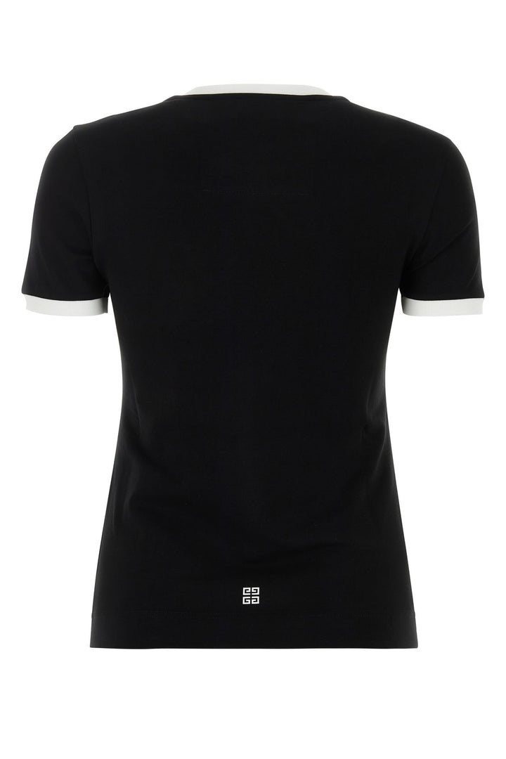 Black cotton t-shirt