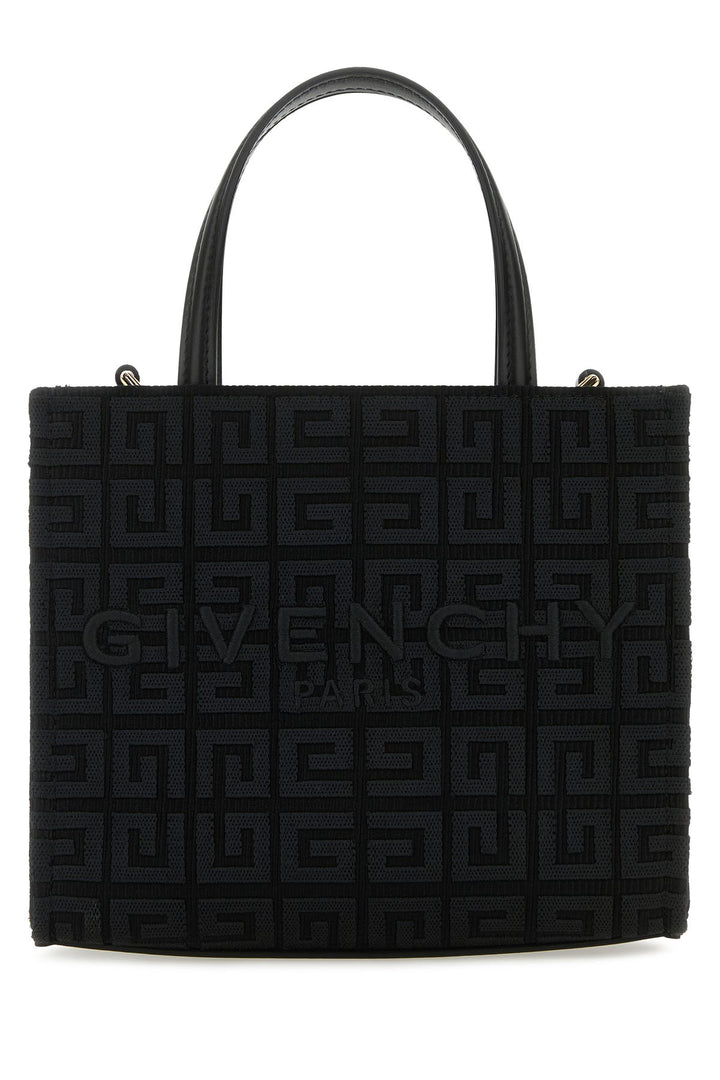 Black fabric mini G-Tote handbag