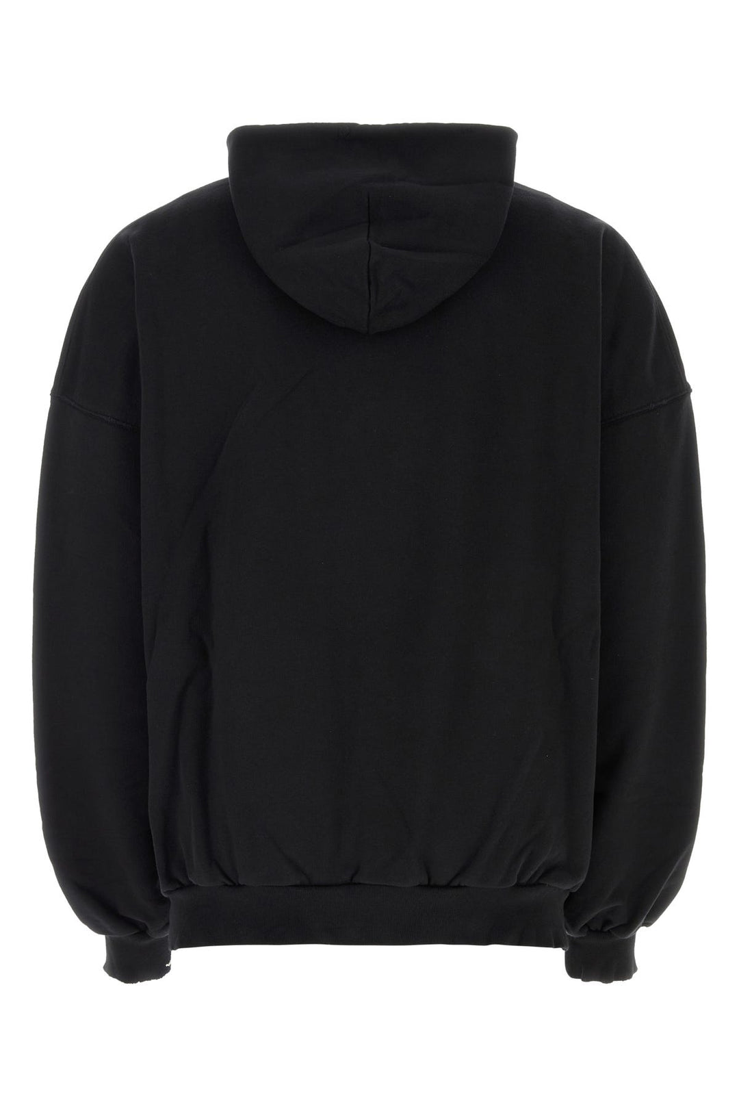 Black cotton oversize Bal.com sweatshirt