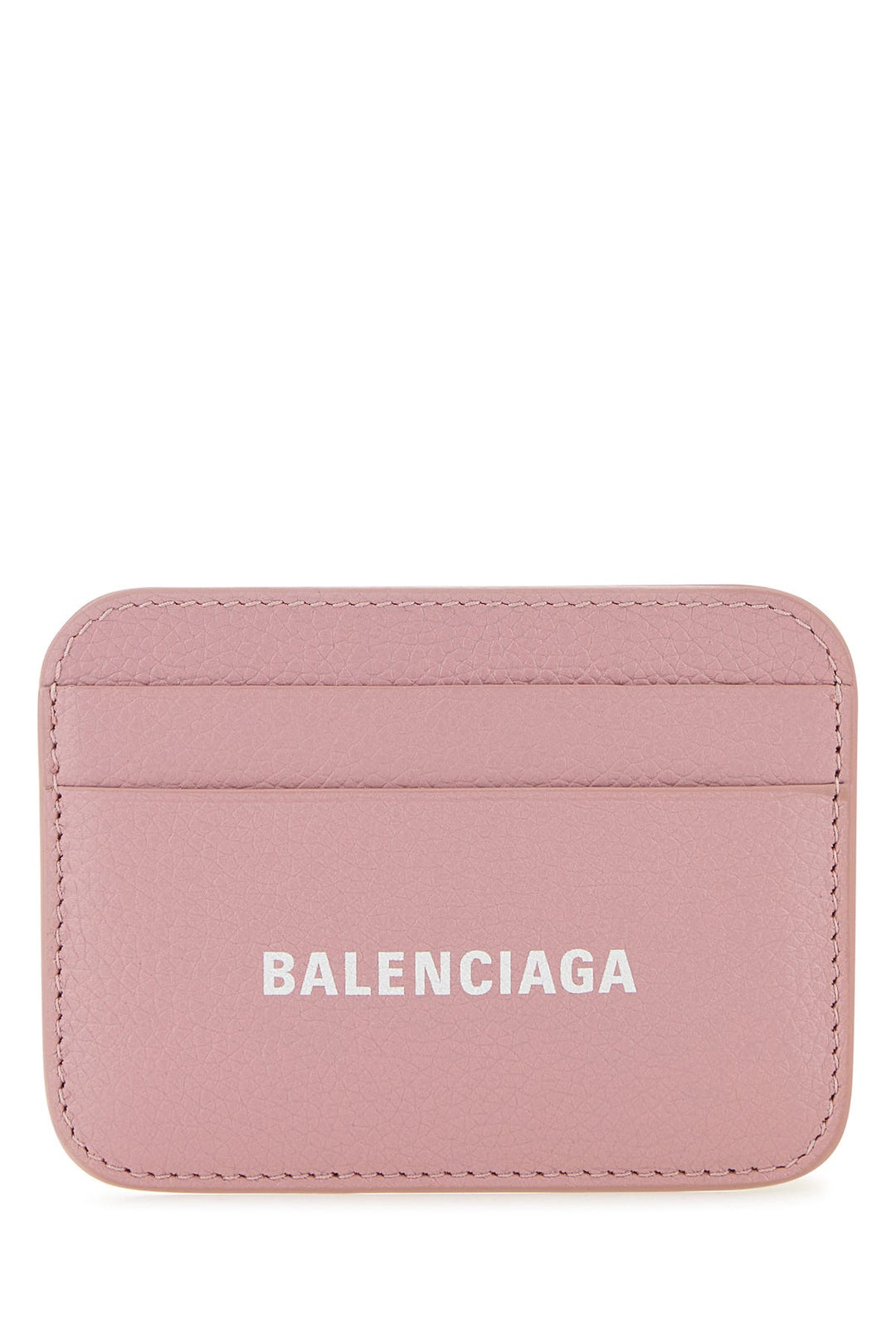 Antiqued pink leather Cash card holder