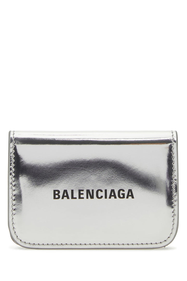 Silver leather wallet