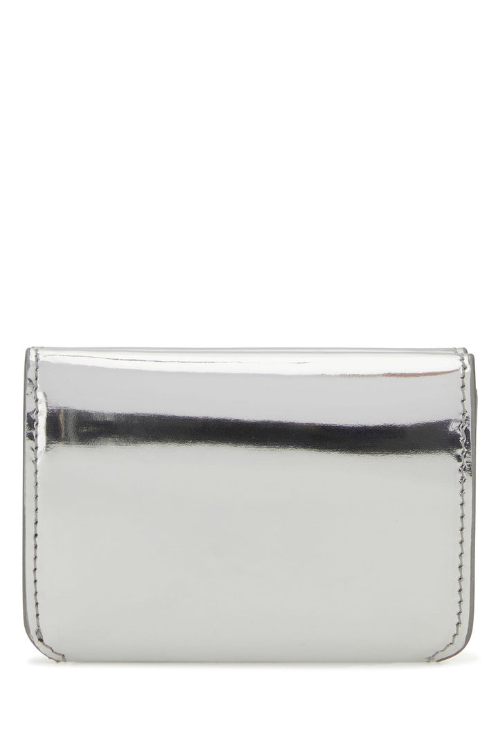 Silver leather wallet