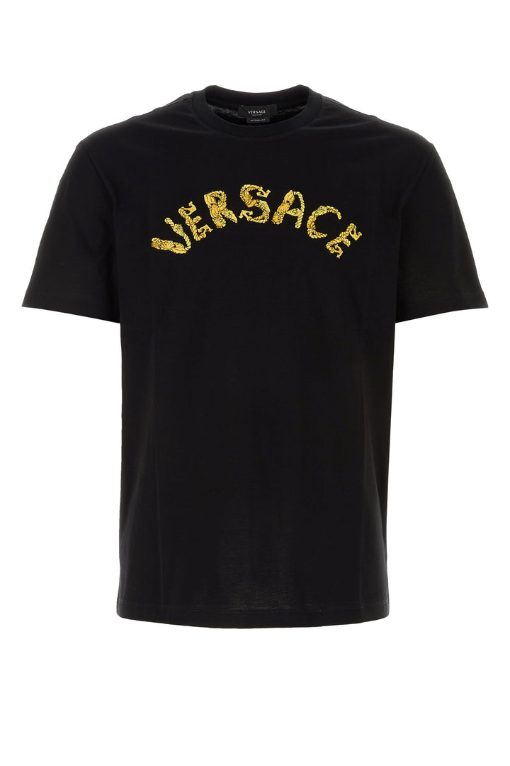 Black cotton t-shirt