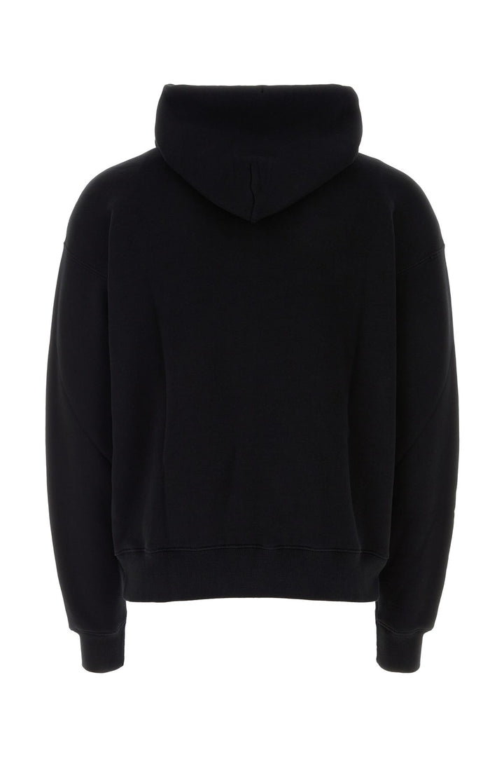 Black cotton sweatshirt