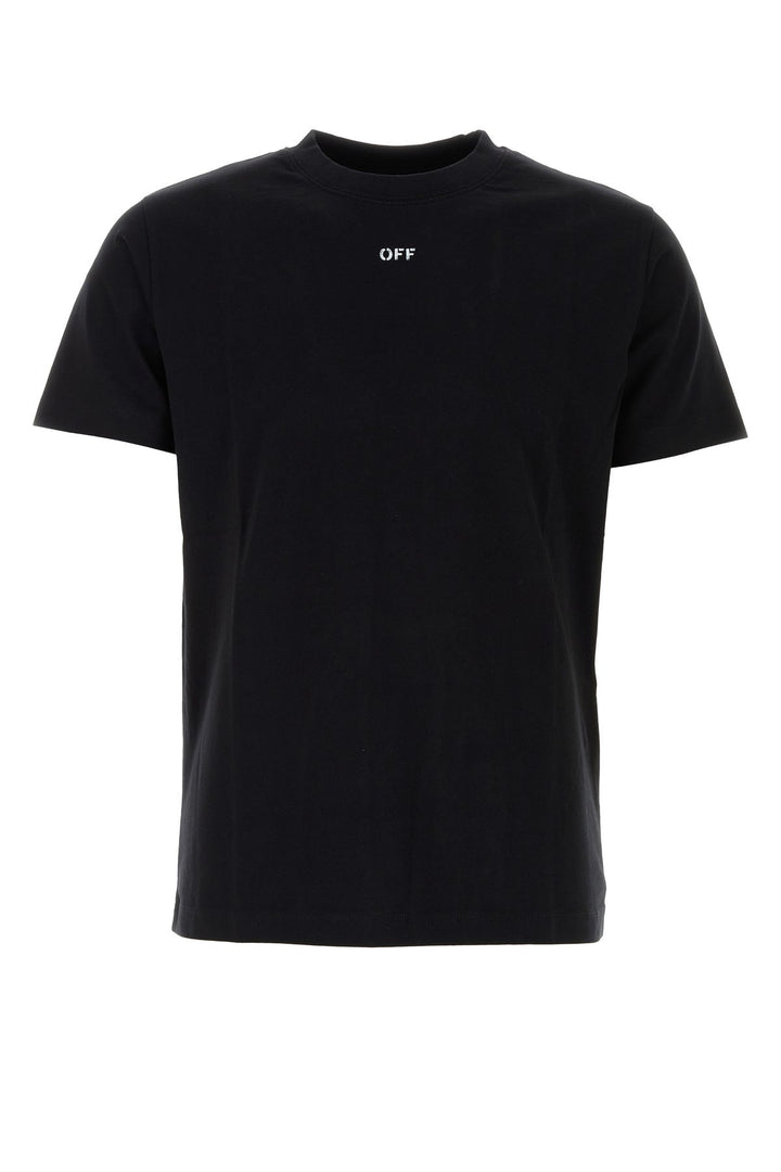 Black cotton t-shirt