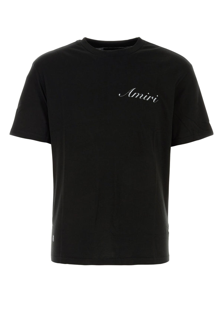 Black cotton t-shirt
