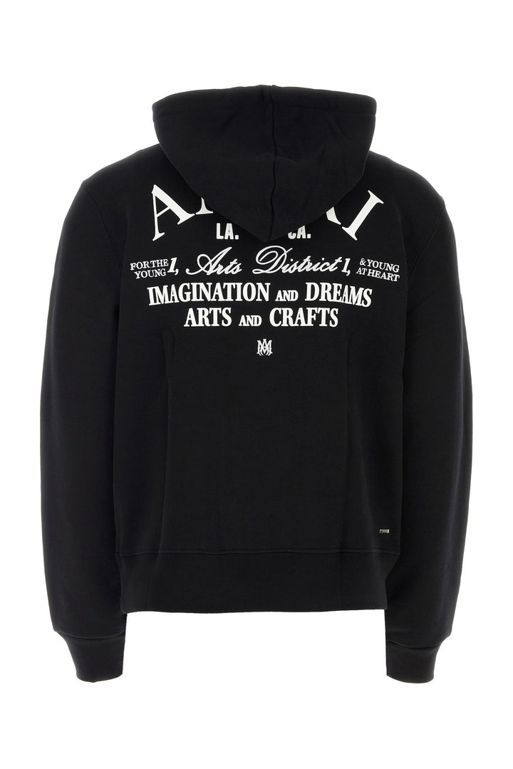 Black cotton sweatshirt