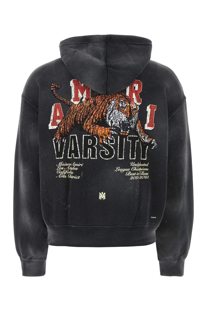 Black cotton sweatshirt