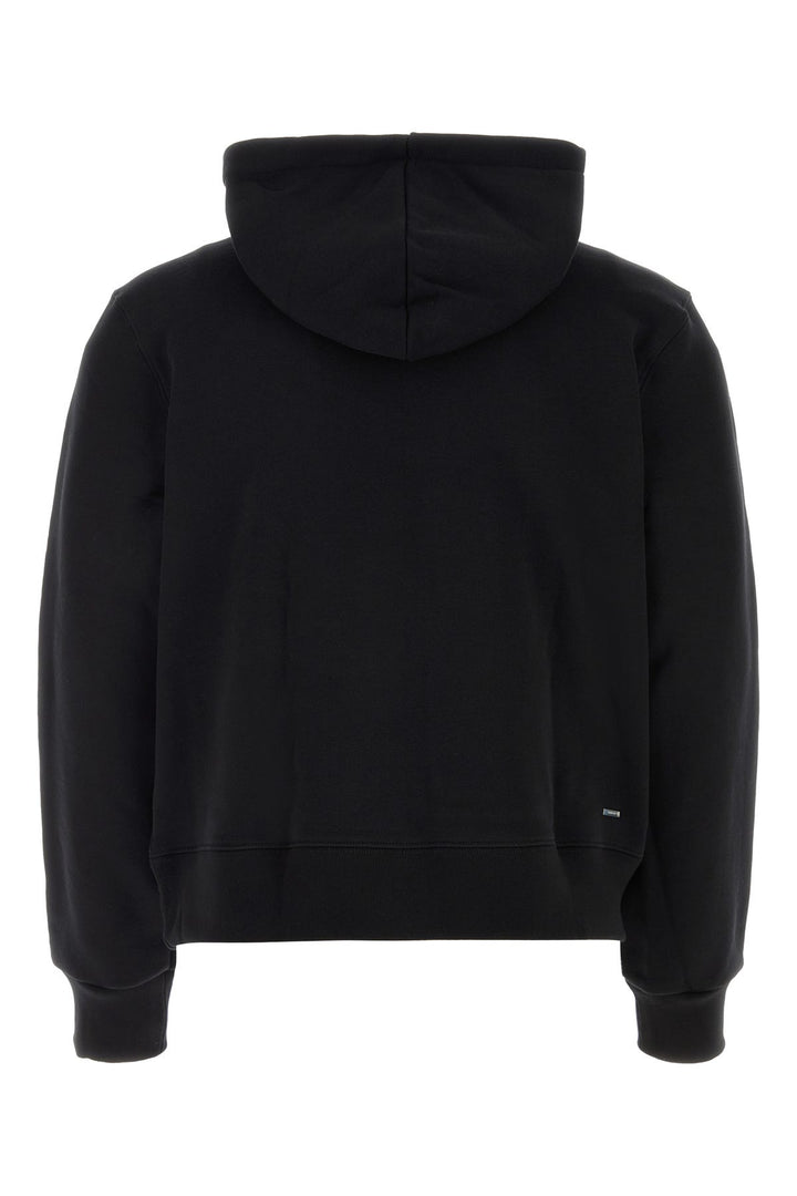 Black cotton sweatshirt