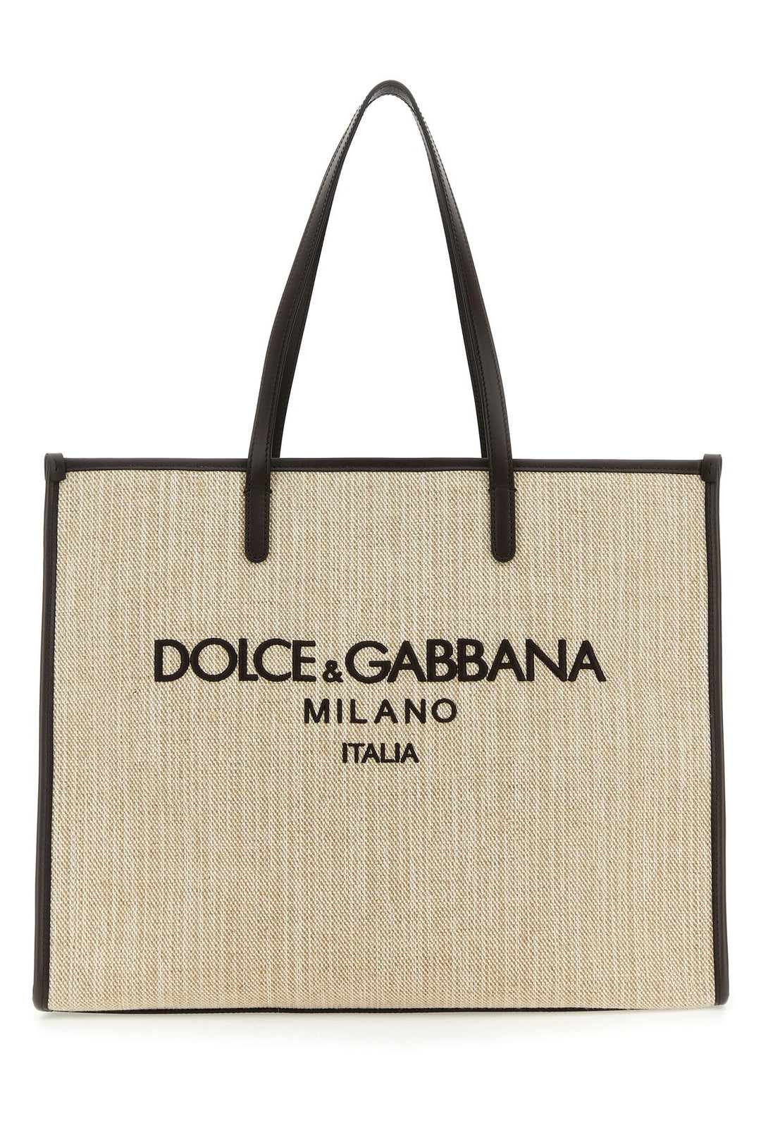 Sand canvas large shopping bag