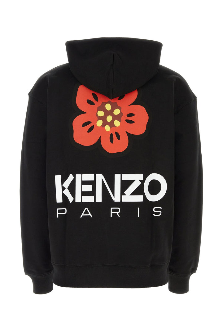 Black cotton sweatshirt