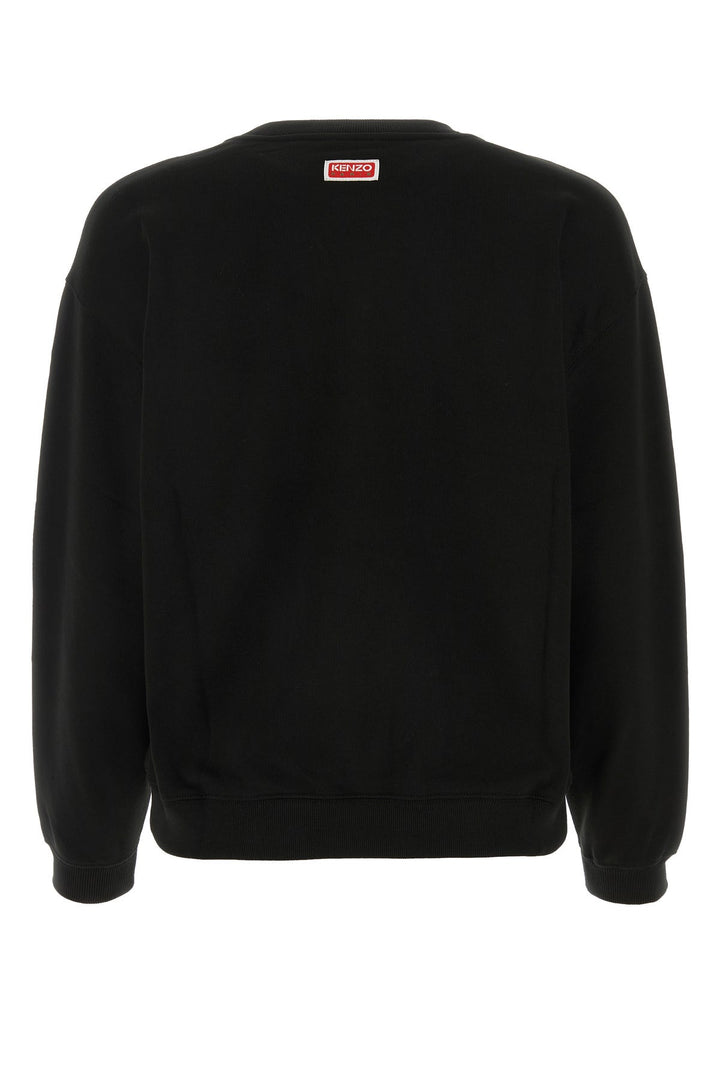 Black cotton sweatshirt