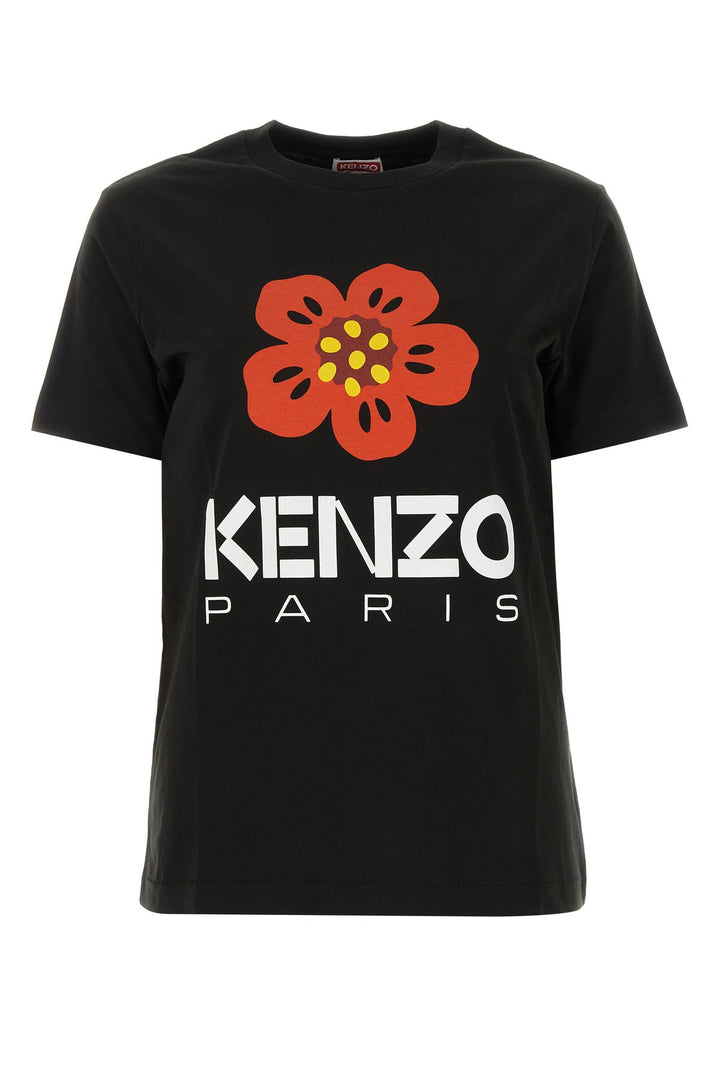 Black cotton t-shirt