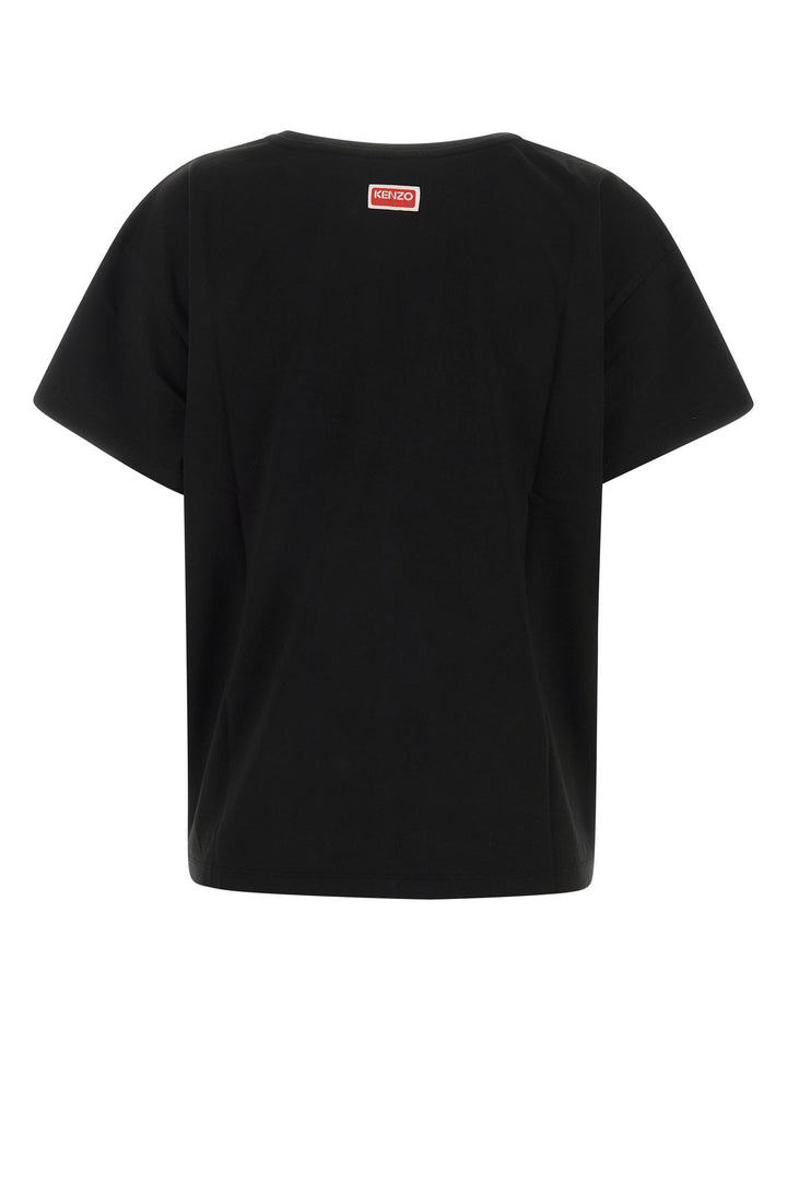Black cotton t-shirt