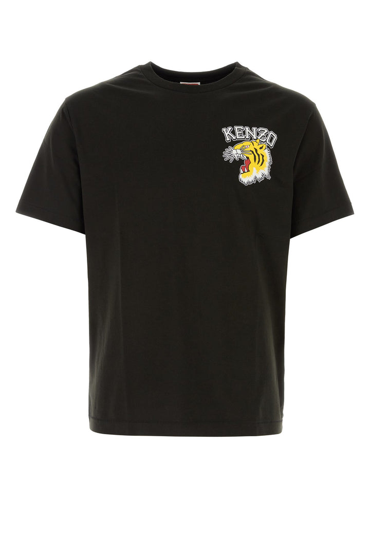 Black cotton t-shirt