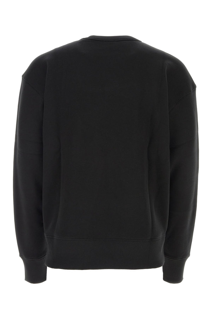 Black cotton sweatshirt