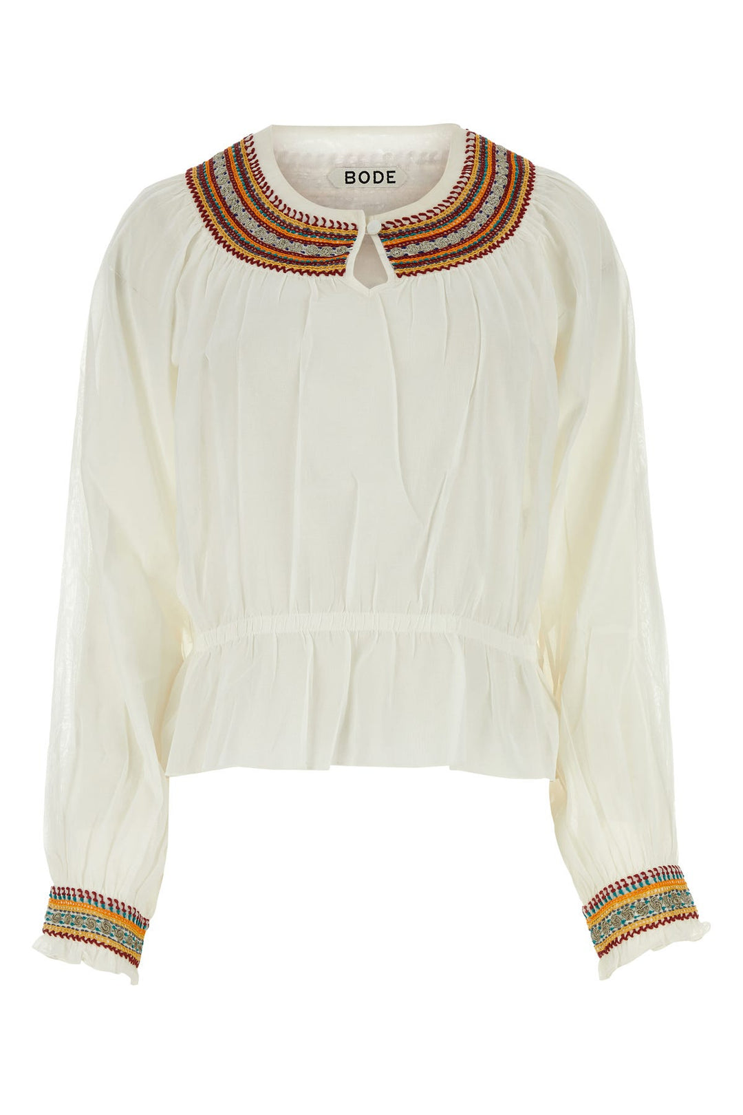 White cotton Georgette blouse