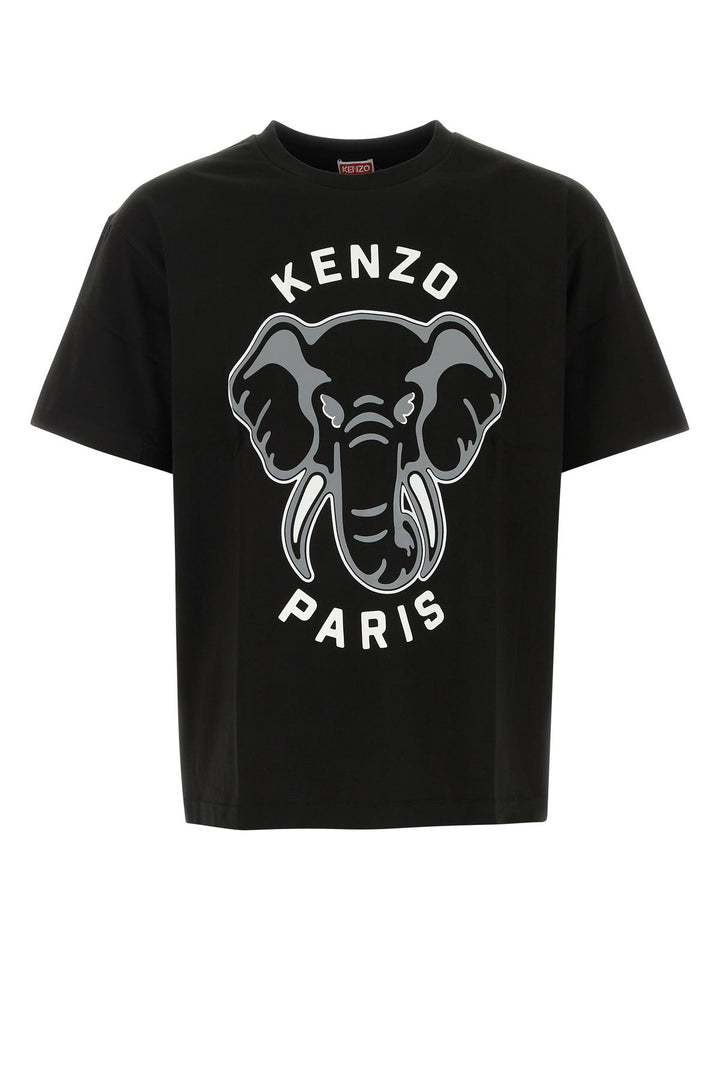 Black cotton oversize t-shirt