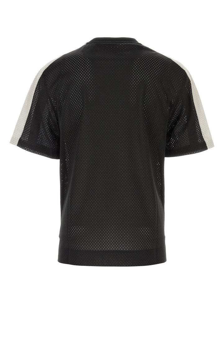 Black mesh oversize t-shirt