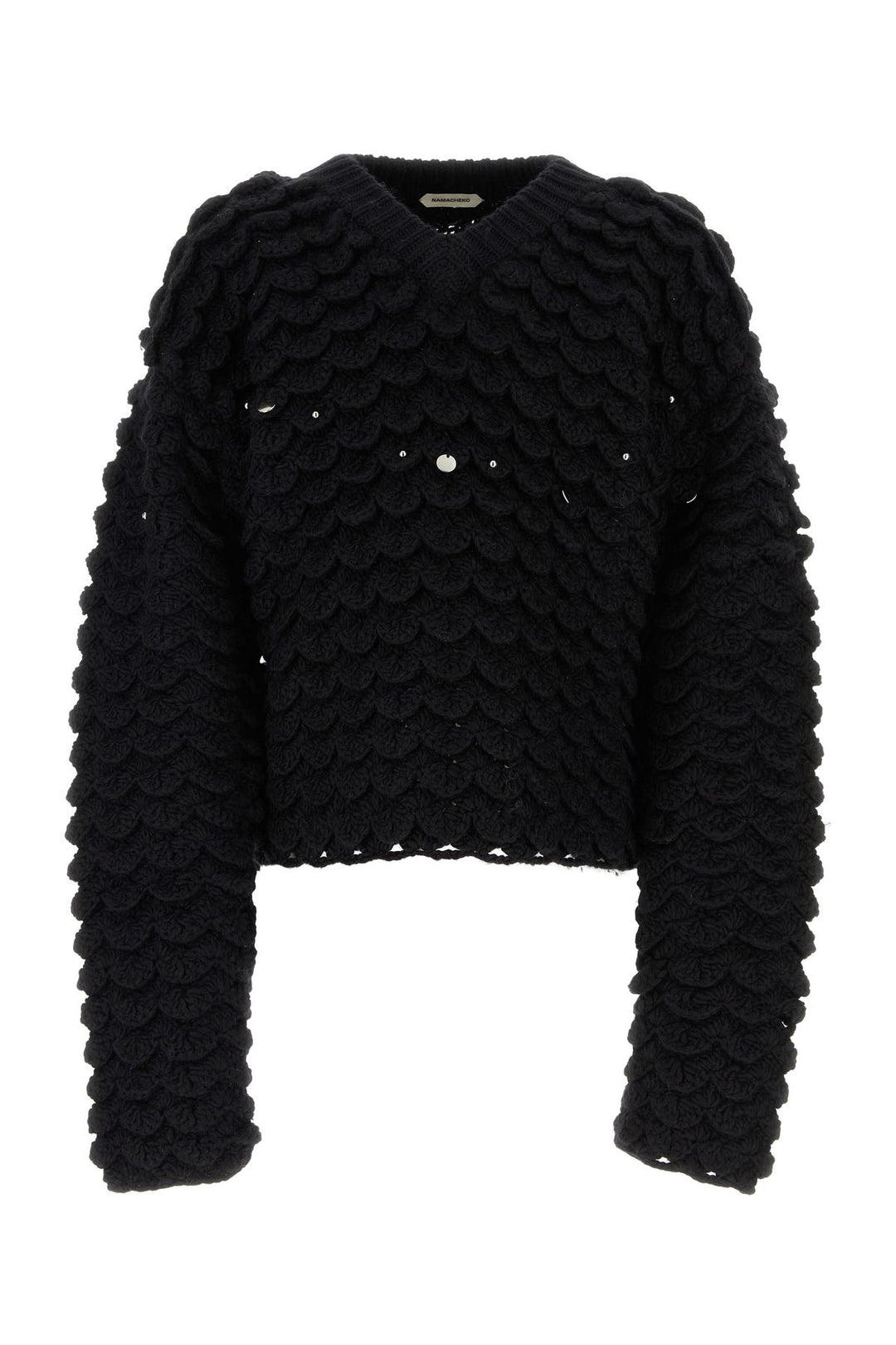 Black wool blend sweater