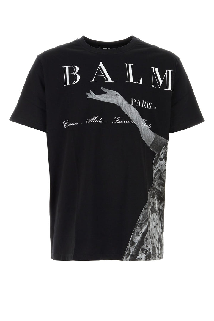 Black cotton oversize t-shirt