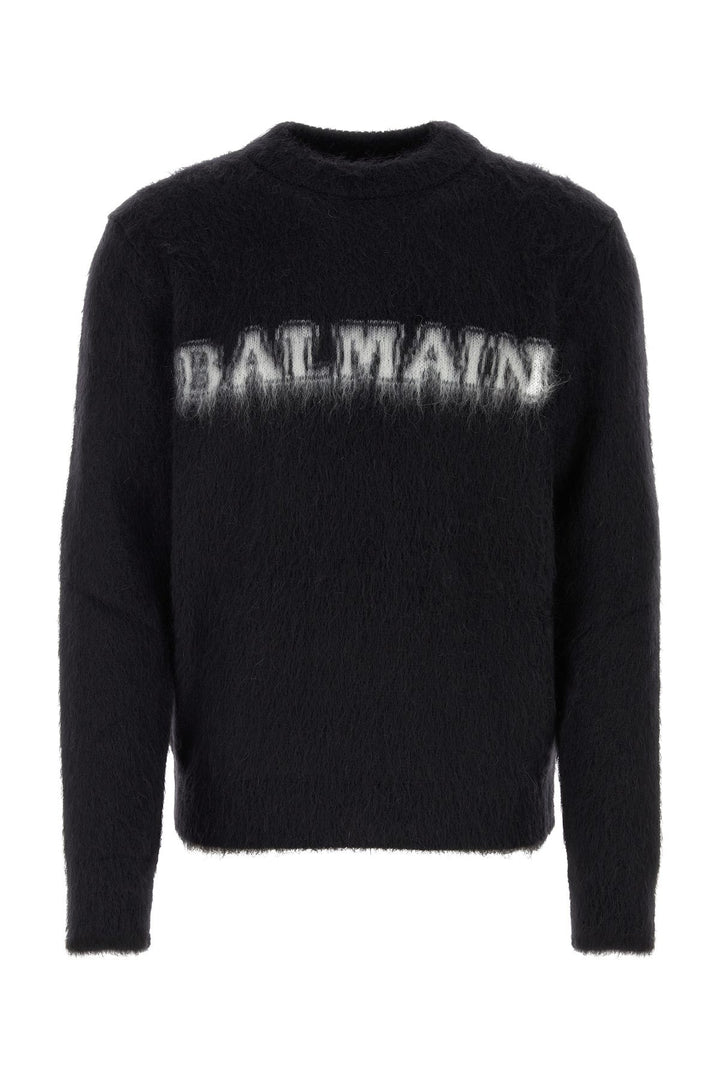 Black wool blend sweater