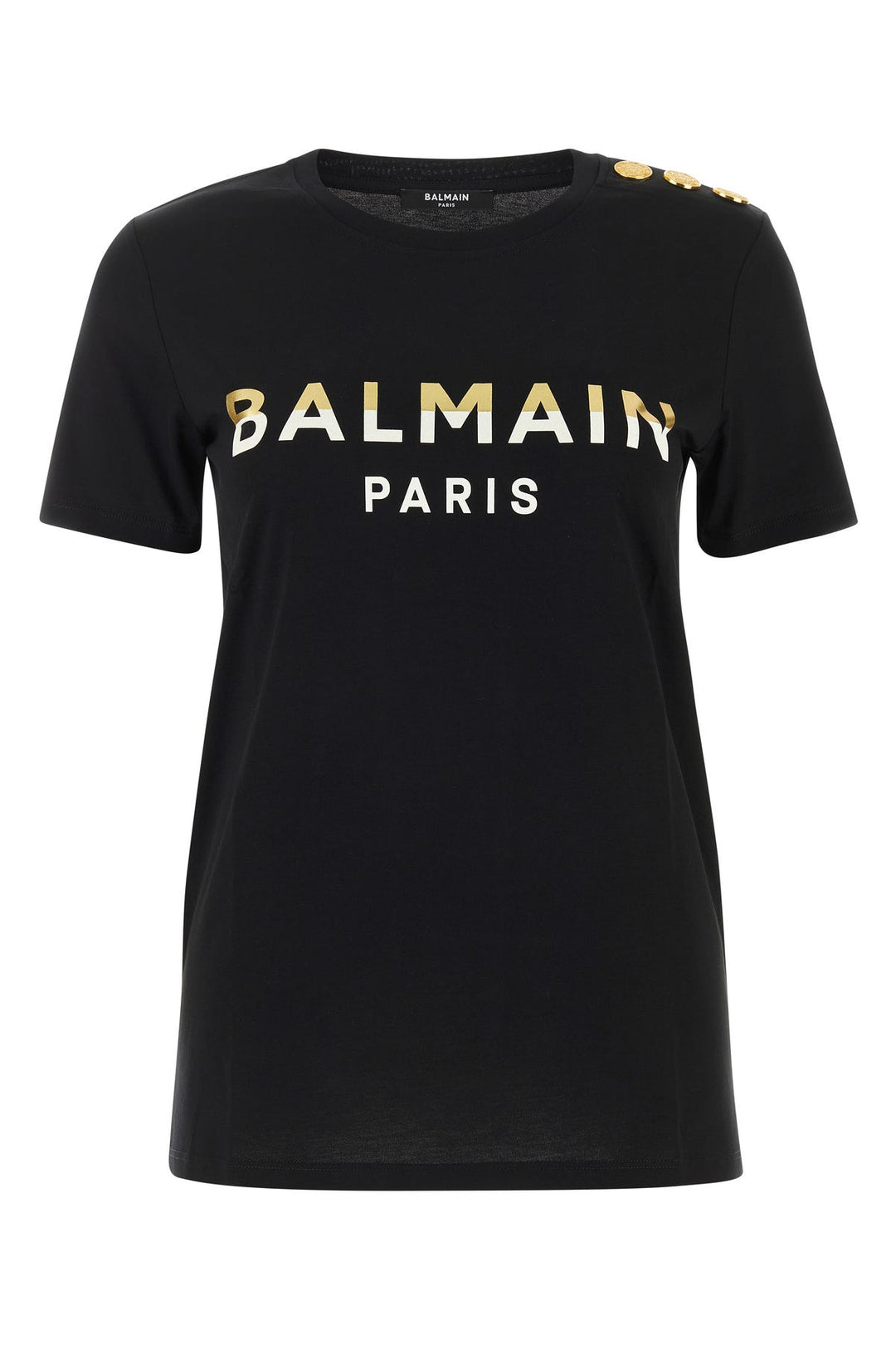 Black cotton t-shirt