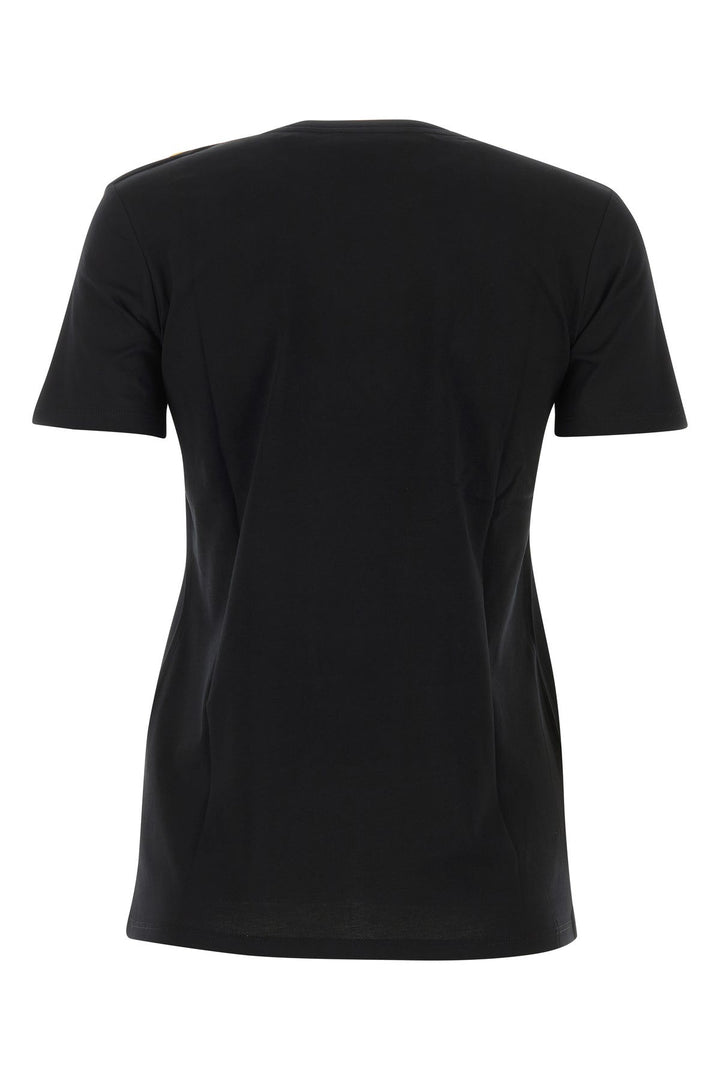 Black cotton t-shirt