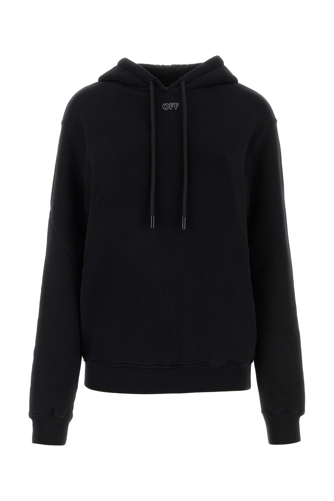 Black cotton sweatshirt