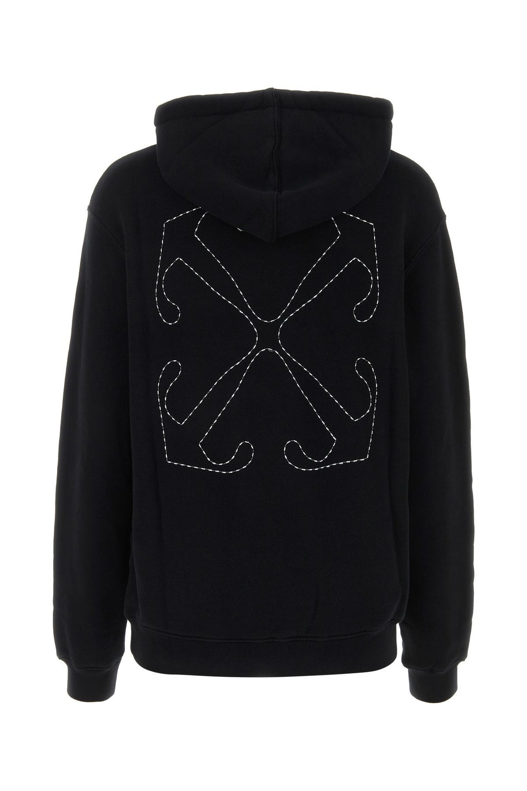 Black cotton sweatshirt