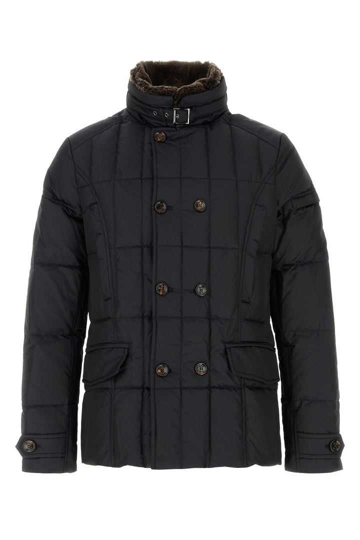 Midnight blue polyester Siro down jacket